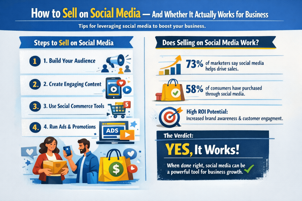 How to Sell on Social Media — And Whether It Actually Works for Busines