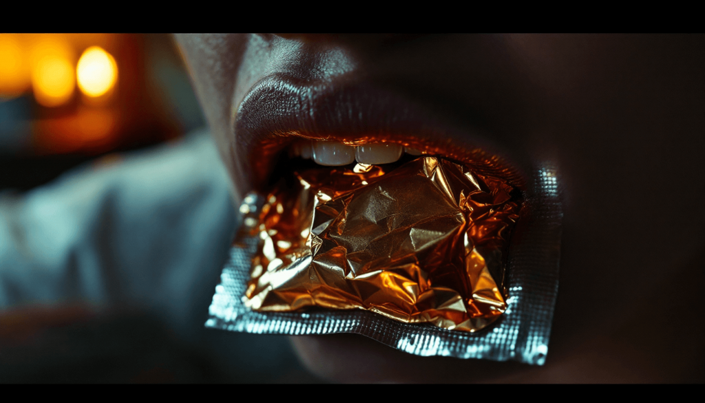 A CONDOM ISN'T PROTECTION. IT'S A GAG FOR YOUR CONSCIENCE.